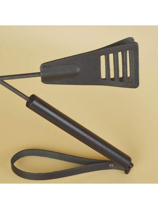 Черный кожаный стек «Сириус» - 60 см. - Sitabella - купить с доставкой в Кургане