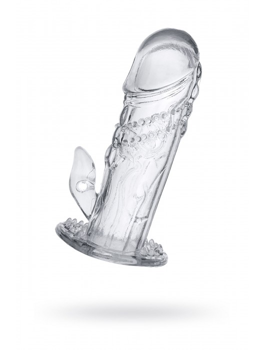 Прозрачная насадка на пенис Uco - 13 см. - A-toys - в Кургане купить с доставкой