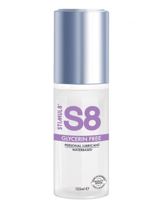 Лубрикант на водной основе S8 Glycerin Free без глицерина - 125 мл. - Stimul8 - купить с доставкой в Кургане