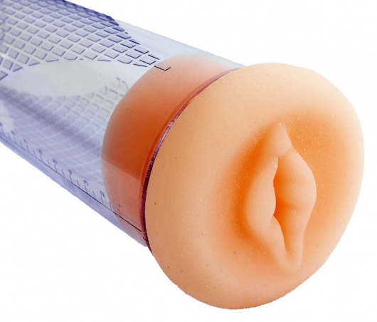 Телесный уплотнитель для вакуумной помпы в виде вагины - Boys of Toys - в Кургане купить с доставкой