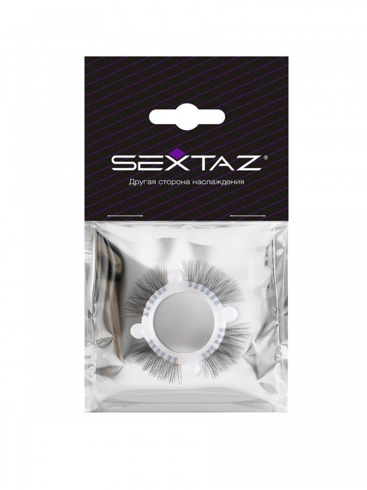 Эластичное кольцо с «ресничками» и 4 шариками - Sextaz - в Кургане купить с доставкой