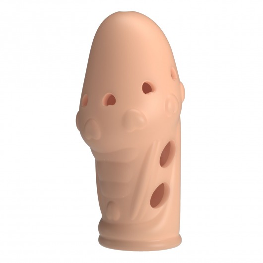 Телесная насадка на пенис Booker - 8 см. - Baile - в Кургане купить с доставкой