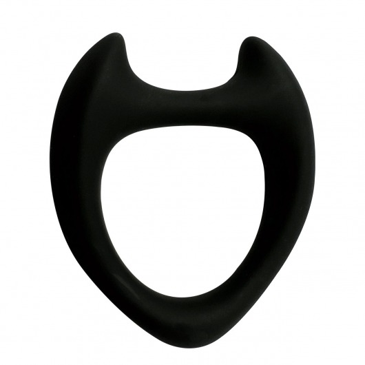 Черное эрекционное кольцо с рожками Wooomy Toro M - Adrien Lastic - в Кургане купить с доставкой