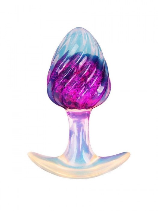 Лиловая анальная пробка - 9 см. - AnaLove