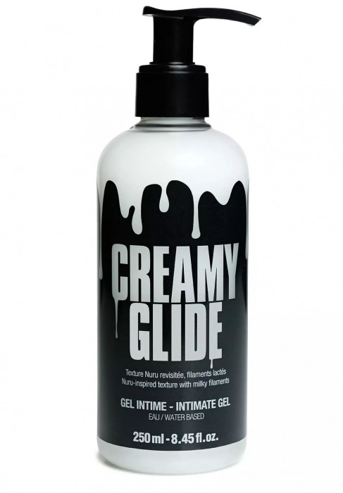 Лубрикант на водной основе Creamy Glide с консистенцией спермы - 250 мл. - Strap-on-me - купить с доставкой в Кургане