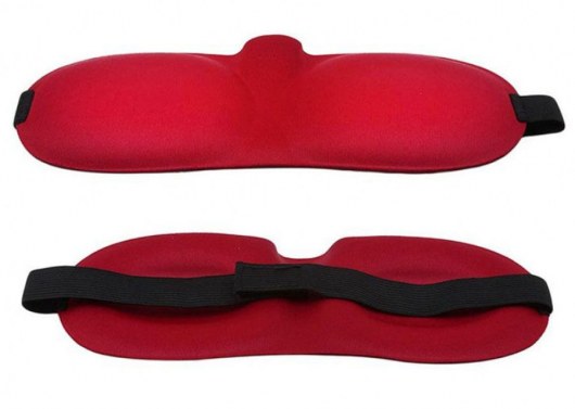 Красная глухая маска на резинке - Sitabella - купить с доставкой в Кургане