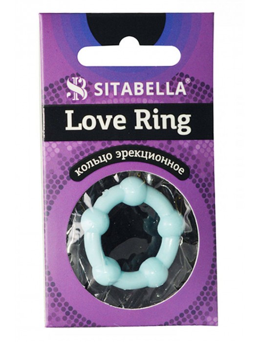 Цветное эрекционное кольцо Love Ring с бусинами - Sitabella - в Кургане купить с доставкой