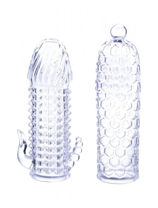 Набор из 2 прозрачных насадок на член Seductive Tickler Sleeves Set - NMC - в Кургане купить с доставкой