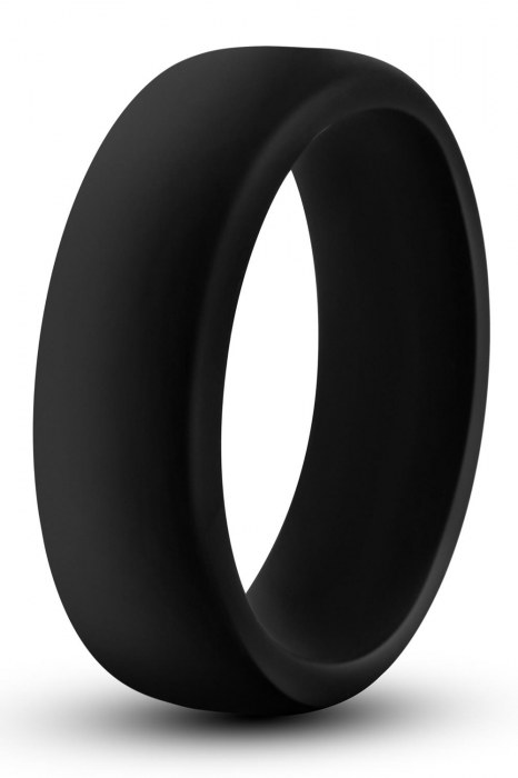 Черное эрекционное кольцо Silicone Go Pro Cock Ring - Blush Novelties - в Кургане купить с доставкой