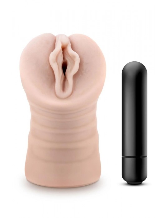 Телесный мастурбатор-вагина Destini - Blush Novelties - в Кургане купить с доставкой