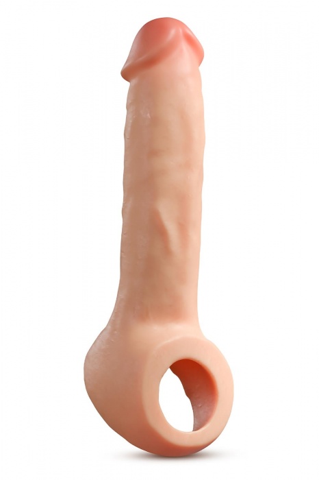 Телесная насадка-удлинитель Thrive 8.75 Inch Realistic Penis Extender Sleeve - 22,2 см. - Blush Novelties - в Кургане купить с доставкой