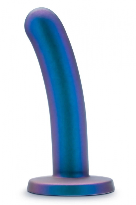 Синяя насадка с гладкой поверхностью Surrender 5.75 Inch Intermediate Pegging Dildo - 14,6 см. - Blush Novelties - купить с доставкой в Кургане