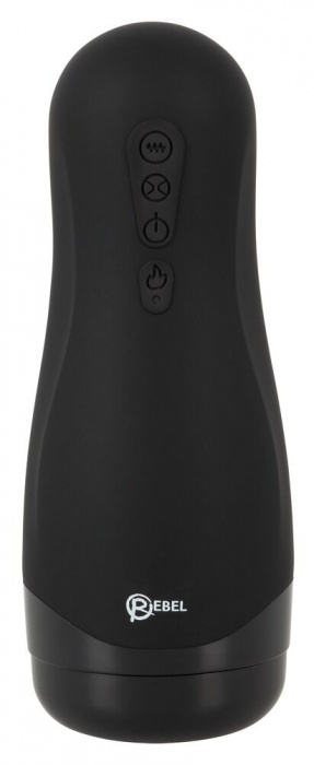 Черный вибромастурбатор с подогревом Masturbator with 3 Functions - Orion - в Кургане купить с доставкой