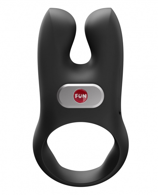 Черное эрекционное виброкольцо Nos - Fun Factory - в Кургане купить с доставкой