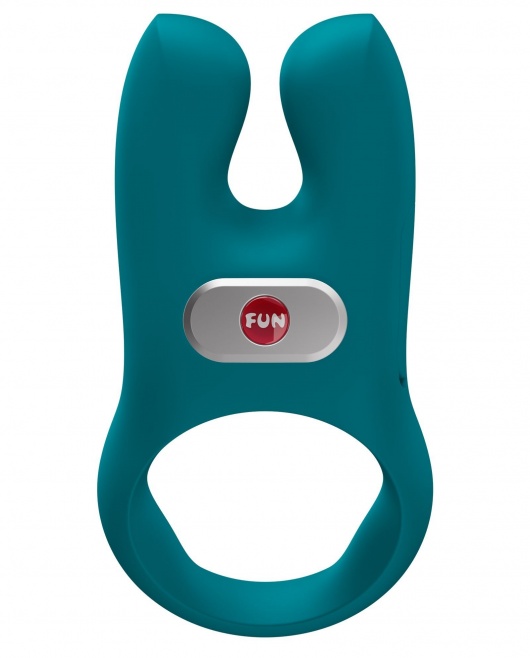 Зеленое эрекционное виброкольцо Nos - Fun Factory - в Кургане купить с доставкой