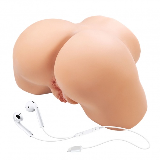 Телесный мастурбатор Olivia с 2 любовными отверстиями - Baile - в Кургане купить с доставкой