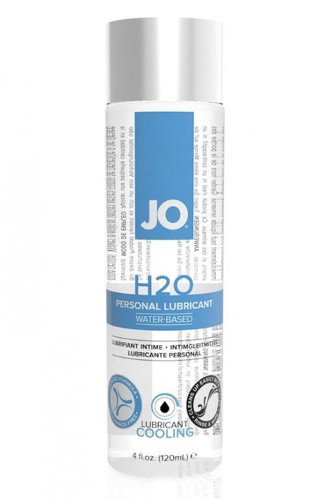 Охлаждающий лубрикант на водной основе JO Personal Lubricant H2O COOLING - 120 мл. - System JO - купить с доставкой в Кургане