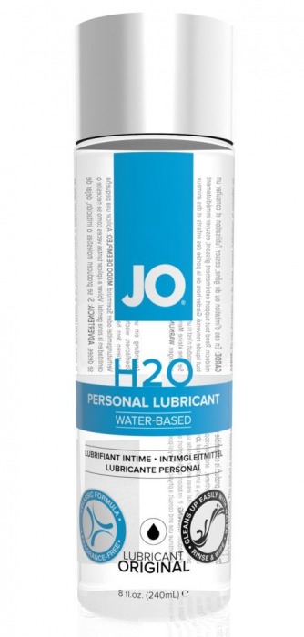 Нейтральный лубрикант на водной основе JO Personal Lubricant H2O - 240 мл. - System JO - купить с доставкой в Кургане