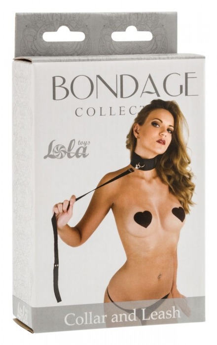 Ошейник Bondage Collection Collar and Leash Plus Size - Lola Games - купить с доставкой в Кургане