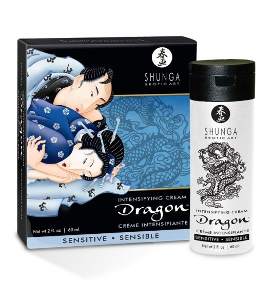 Интимный мужской крем SHUNGA DRAGON SENSITIVE - 60 мл. - Shunga - купить с доставкой в Кургане