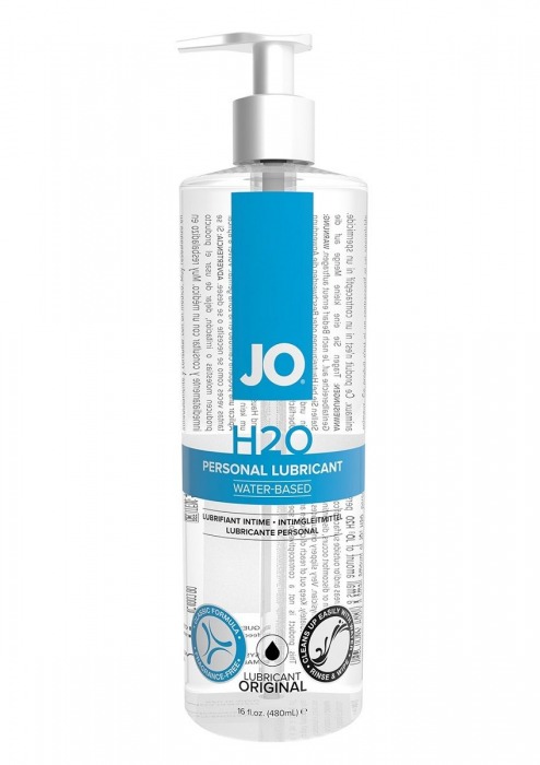 Лубрикант на водной основе JO Personal Lubricant H2O с дозатором - 480 мл. - System JO - купить с доставкой в Кургане