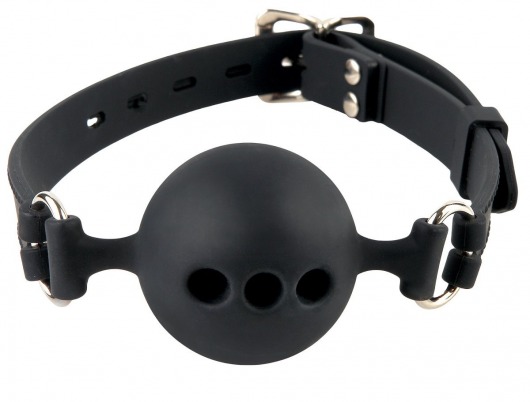 Силиконовый кляп-шар с отверстиями для дыхания Silicone Breathable Ball Gag Small - Pipedream - купить с доставкой в Кургане