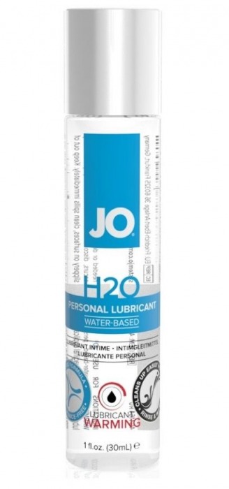 Возбуждающий лубрикант на водной основе JO Personal Lubricant H2O Warming - 30 мл. - System JO - купить с доставкой в Кургане