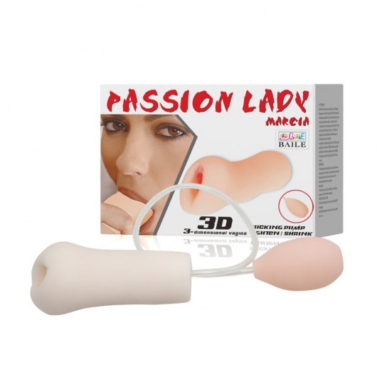 Мастурбатор Passion Lady Marcia с грушей для имитации посасывания - Baile - в Кургане купить с доставкой