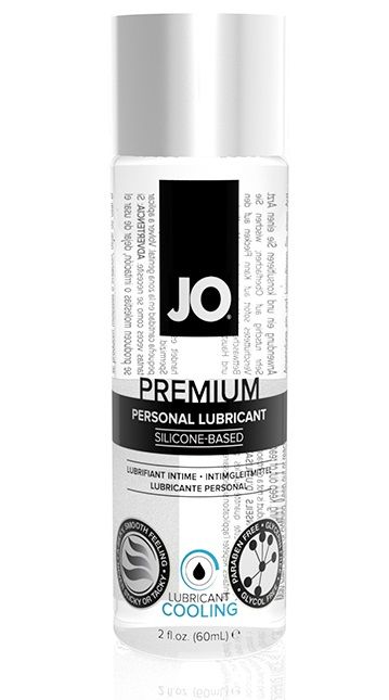 Охлаждающий лубрикант на силиконовой основе JO Personal Premium Lubricant Cooling - 60 мл. - System JO - купить с доставкой в Кургане