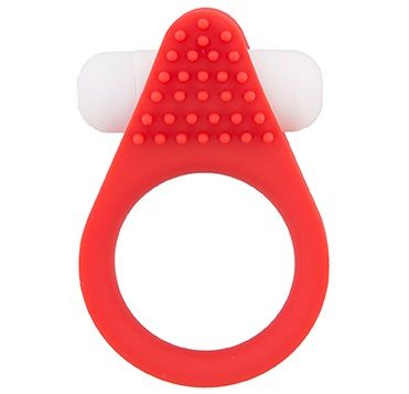 Красное эрекционное кольцо LIT-UP SILICONE STIMU RING 1 RED - Dream Toys - в Кургане купить с доставкой