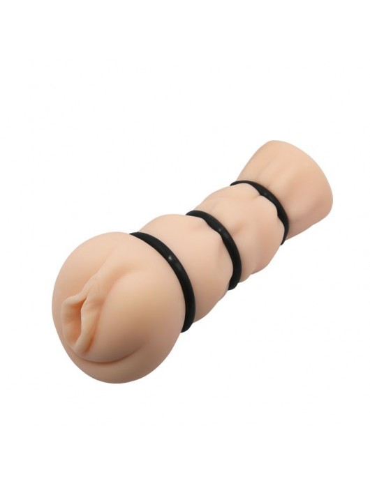 Мастурбатор-вагина с уплотняющими кольцами Baile Crazy Bull - Baile - в Кургане купить с доставкой