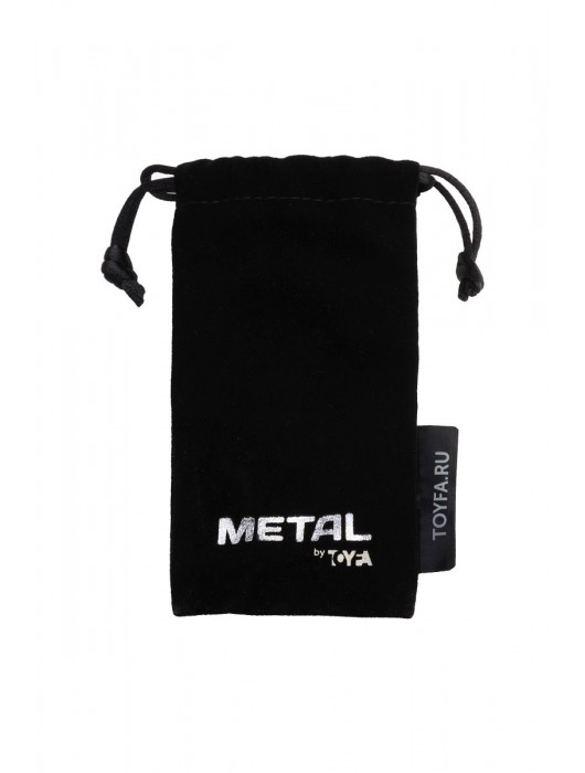 Серебристая анальная пробка с прозрачным кристаллом-сердцем - 8 см. - ToyFa - купить с доставкой в Кургане