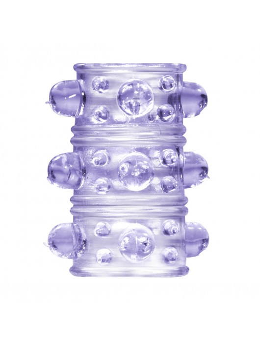 Фиолетовая насадка на пенис Rings Armour - Lola Games - в Кургане купить с доставкой