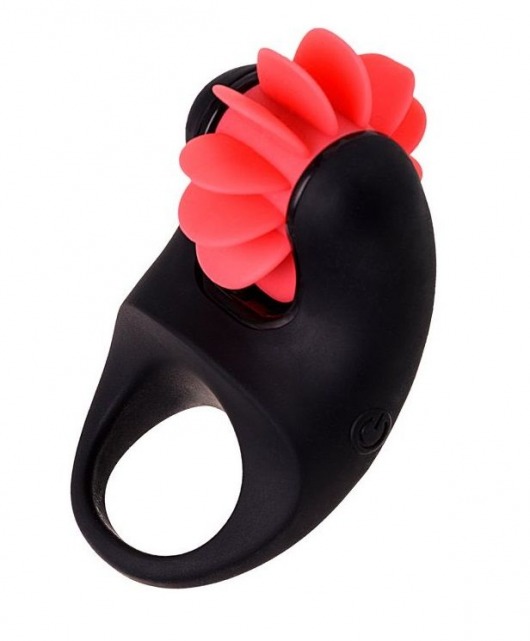 Чёрно-красное эрекционное виброкольцо Erotist - Erotist Adult Toys - в Кургане купить с доставкой