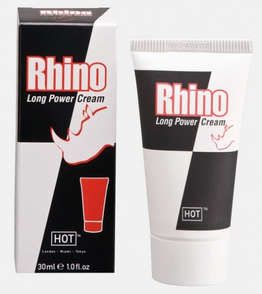 Крем-пролонгатор для мужчин Rhino - 30 мл. - HOT - купить с доставкой в Кургане