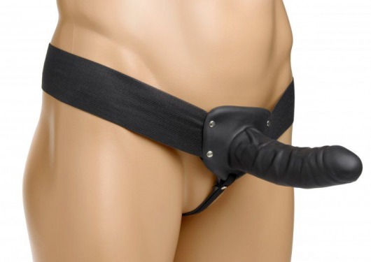 Полый страпон Erection Assist - 15,2 см. - XR Brands - купить с доставкой в Кургане