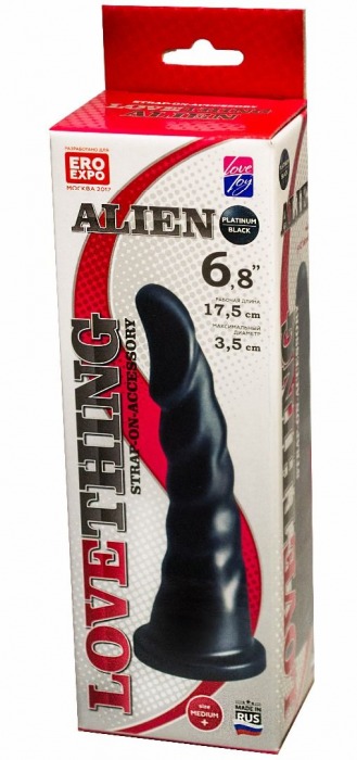 Насадка для трусиков харнесс Alien - 17,5 см. - LOVETOY (А-Полимер) - купить с доставкой в Кургане