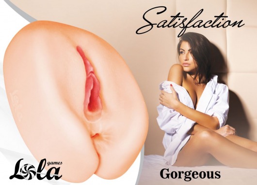 Мастурбатор с 2 тоннелями Satisfaction Gorgeous - Lola Games - в Кургане купить с доставкой