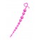 Розовая силиконовая анальная цепочка Long Sweety - 34 см. - ToyFa в Кургане Розовая силиконовая анальная цепочка Long Sweety - 34 см. - ToyFa