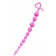 Розовая силиконовая анальная цепочка Long Sweety - 34 см. - ToyFa в Кургане Розовая силиконовая анальная цепочка Long Sweety - 34 см. - ToyFa