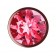 Пробка цвета розового золота с малиновым кристаллом Diamond Ruby Shine L - 8,3 см. - Lola Games - купить с доставкой в Кургане