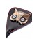 Чёрный стек с совой на кожаном наконечнике - 24 см. - ToyFa - купить с доставкой в Кургане